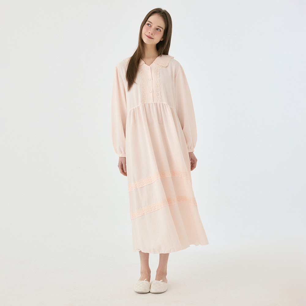 レディース リンジー サンドウォッシュ セーラーカラー ワンピース