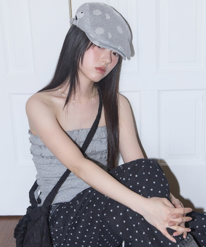 [FANCY CLUB] Angel Dot Hunting Cap /追跡付 A'GEM/9 × .kom 『FANCY CLUB/ファンシークラブ』 Angel Dot