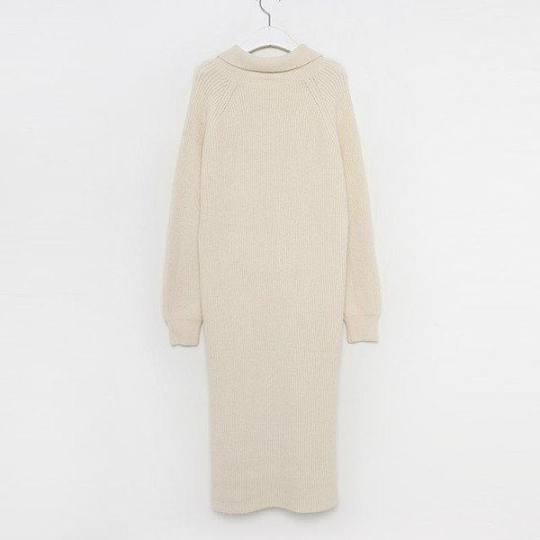 ジップアップニットロングワンピース | ファッション通販サイト NUGU