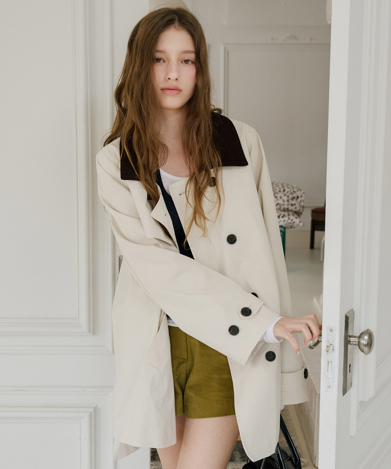 ohotoro　Lyon Half Trench Coat OHOTORO lyon half trench coat