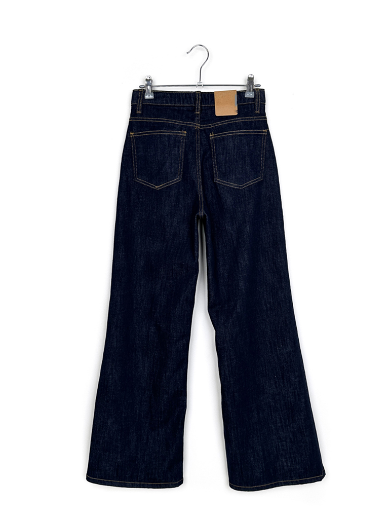 kindame カインダミ　L ブーツカットデニム フリースライニング kindame カインダミ L ブーツカットデニム フリースライニング