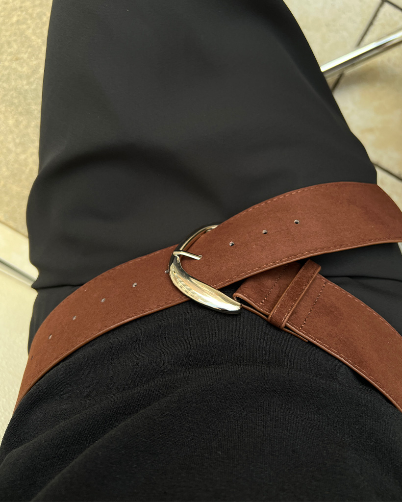 ワイドスエードベルト