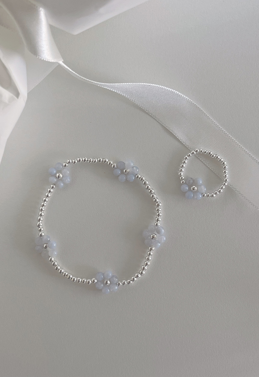 シルバー925]アクアマリンシルバーブレスレット | ファッション通販