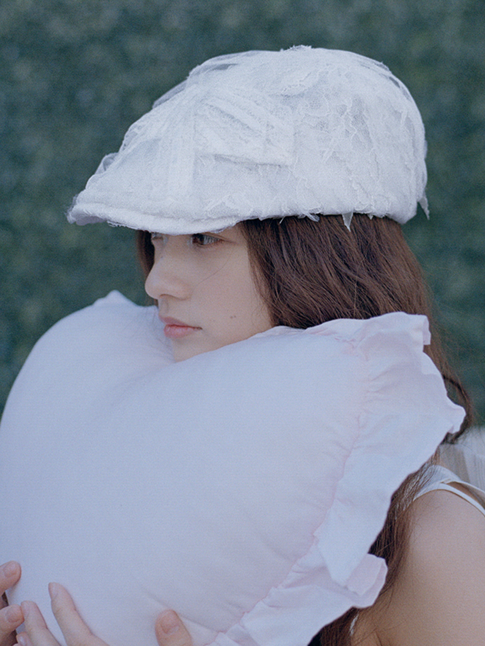 YUME FLAT CAP IN WHITE | ファッション通販サイト NUGU