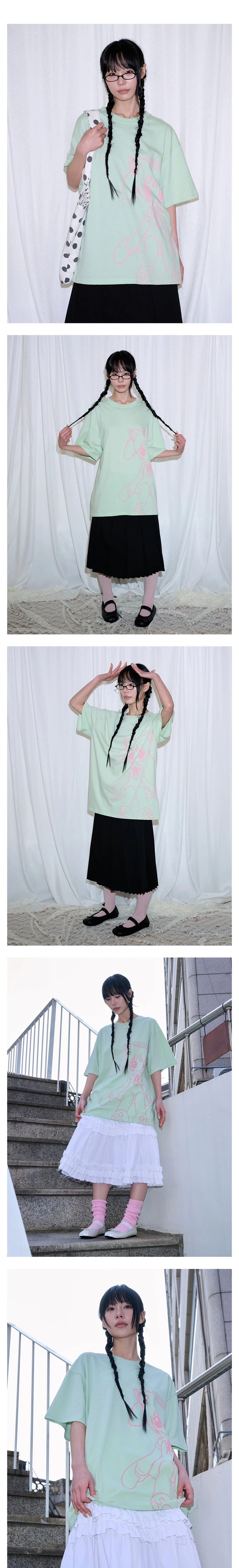 2.모델자유컷_6. CAT GIRL T SHIRT - MINT.jpg