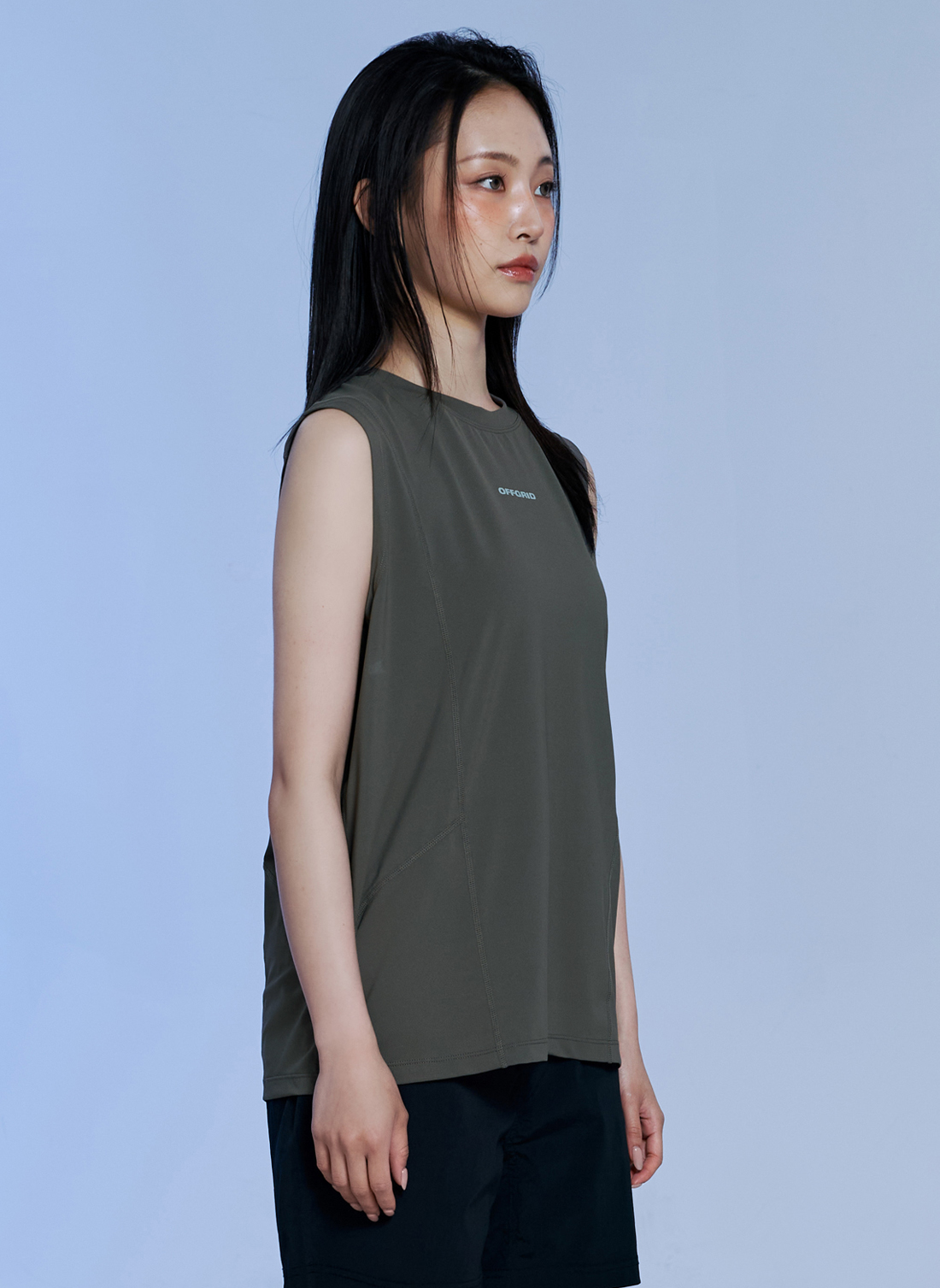 odor ash sleeveless トップス 韓国 シズニルック Happiness İstanbul Black Linen Short Women's Vest - KT00011- Trendyol