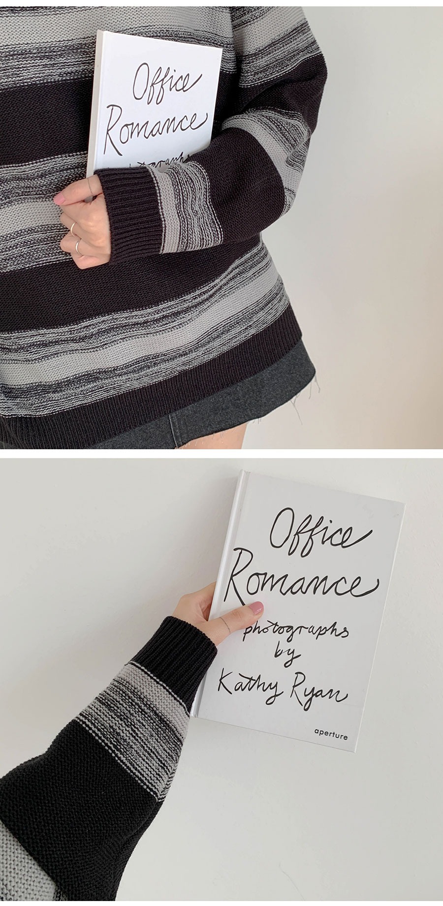 ＊handmade＊NEW⭐︎グレーボーダー綿ニット handmade＊NEW⭐︎グレーボーダー綿ニット ファッション雑貨