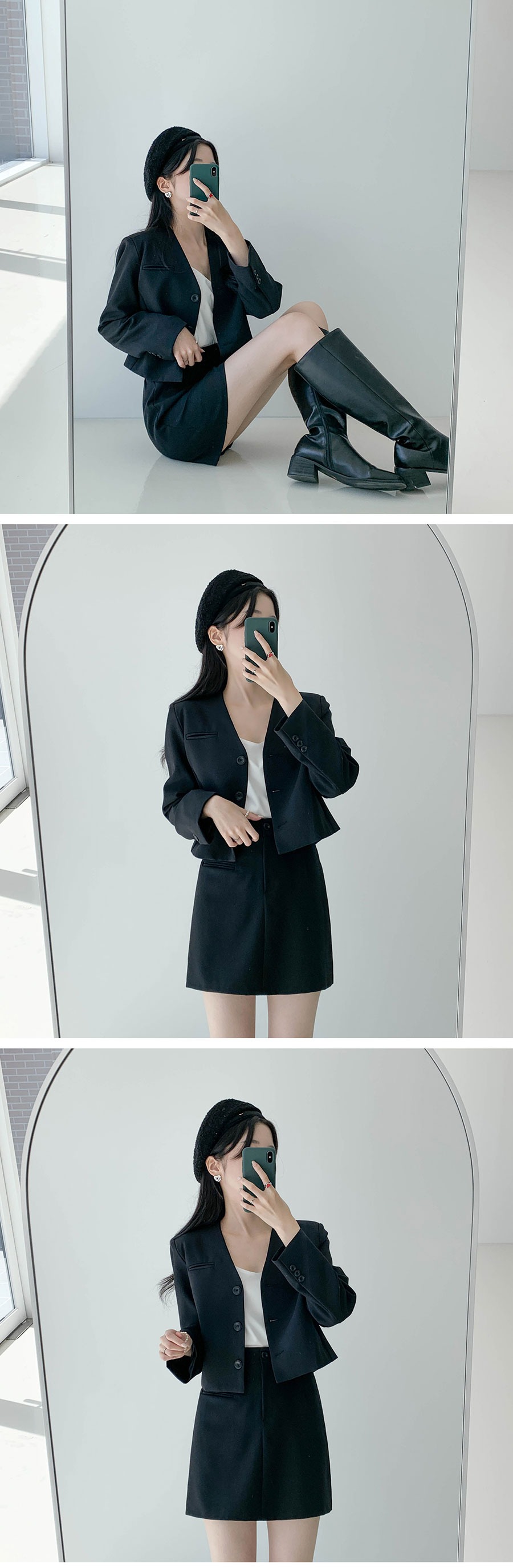 セットアップ可能] ジャケット+ スカート セット | ファッション通販