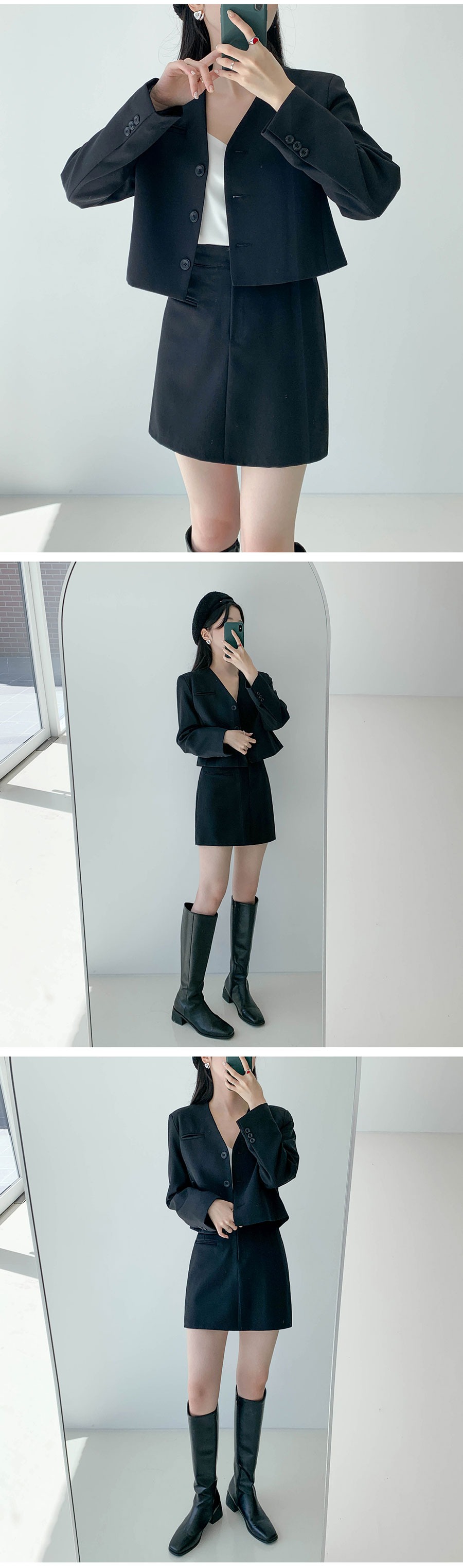 セットアップ可能] ジャケット+ スカート セット | ファッション通販