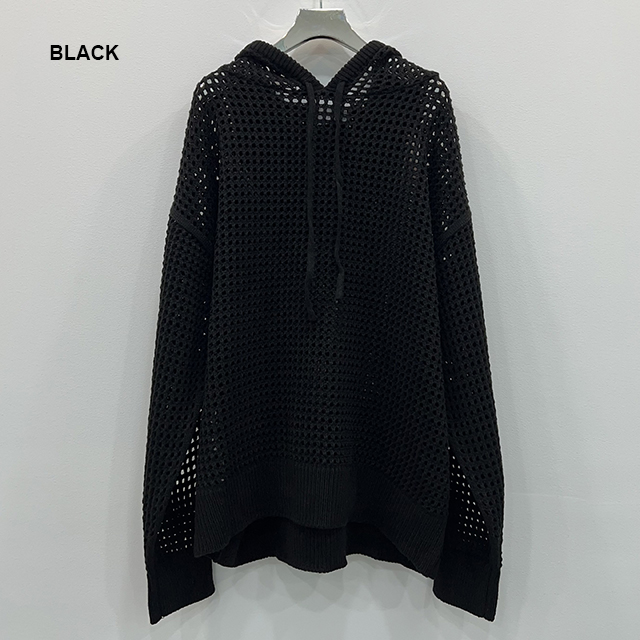 フード付きメッシュニット | ファッション通販サイト NUGU