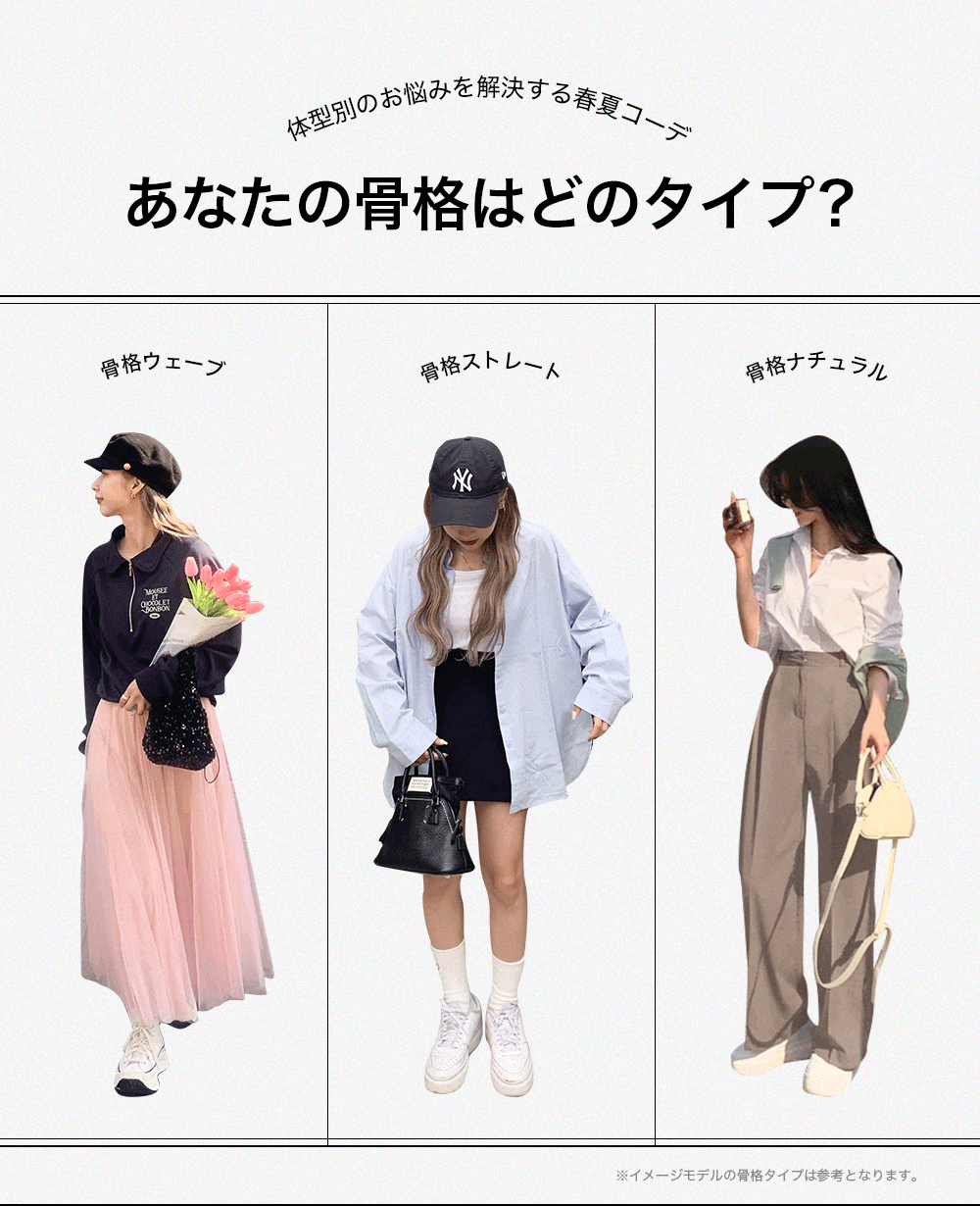 あなたの骨格はどのタイプ？