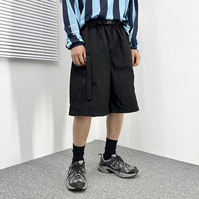 ベルテッドバルーンハーフパンツ | ファッション通販サイト NUGU