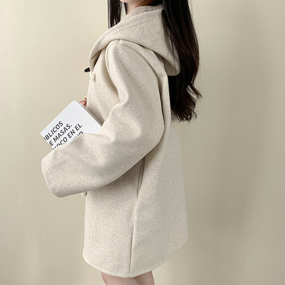 3color] フード付きダッフルコート | ファッション通販サイト NUGU