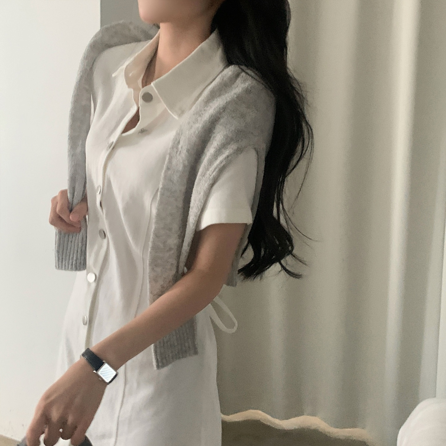 コットン半袖ミニワンピース-3color | ファッション通販サイト NUGU