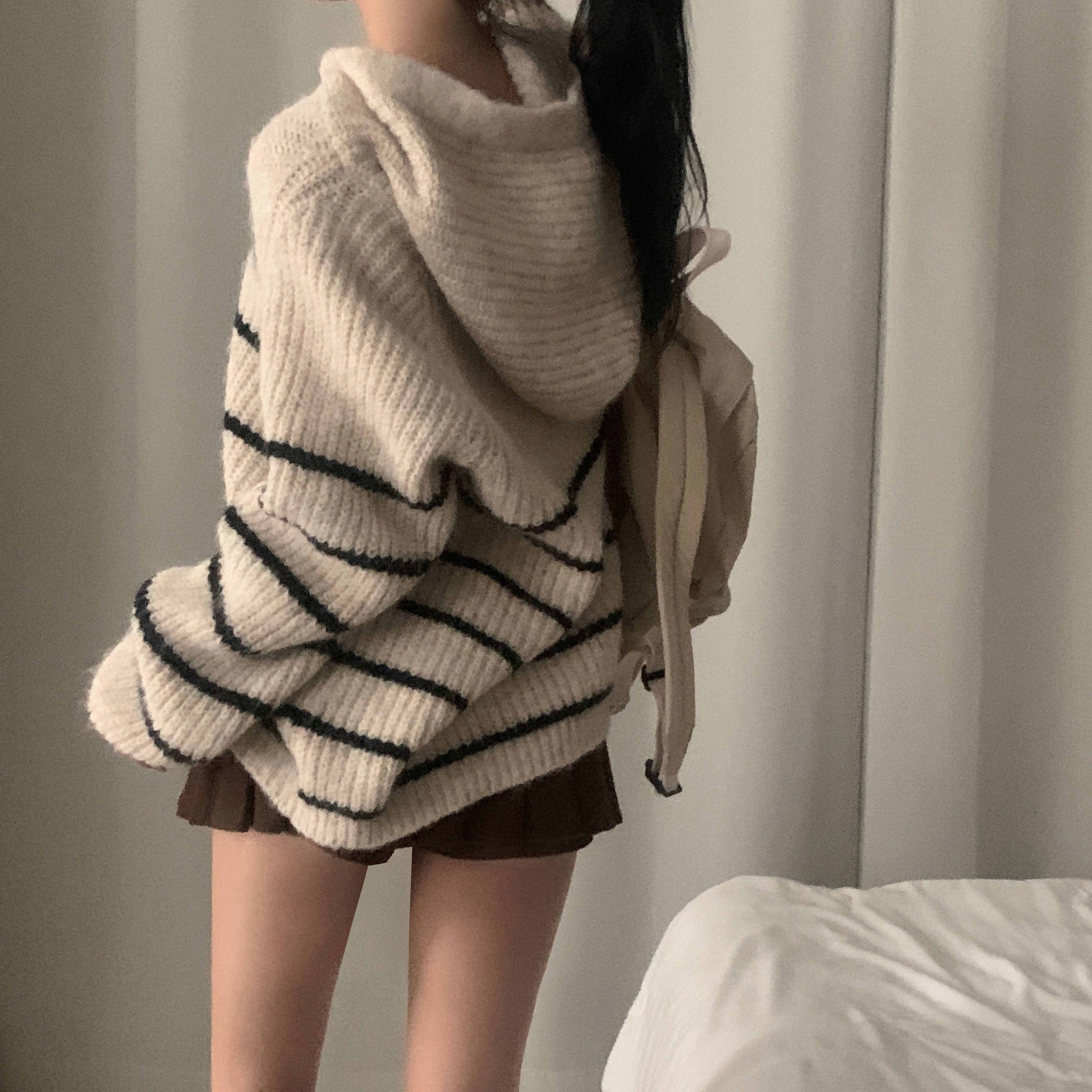 STONE  ストライプ フード付きパーカー Supreme Stone Island Stripe Hooded Sweatshirt - フーディ