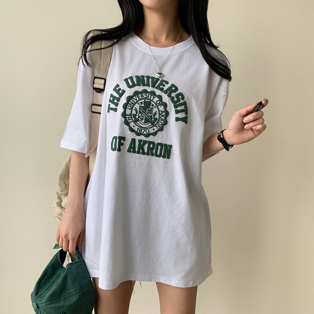 レタリングオーバーサイズ半袖Tシャツ | ファッション通販サイト