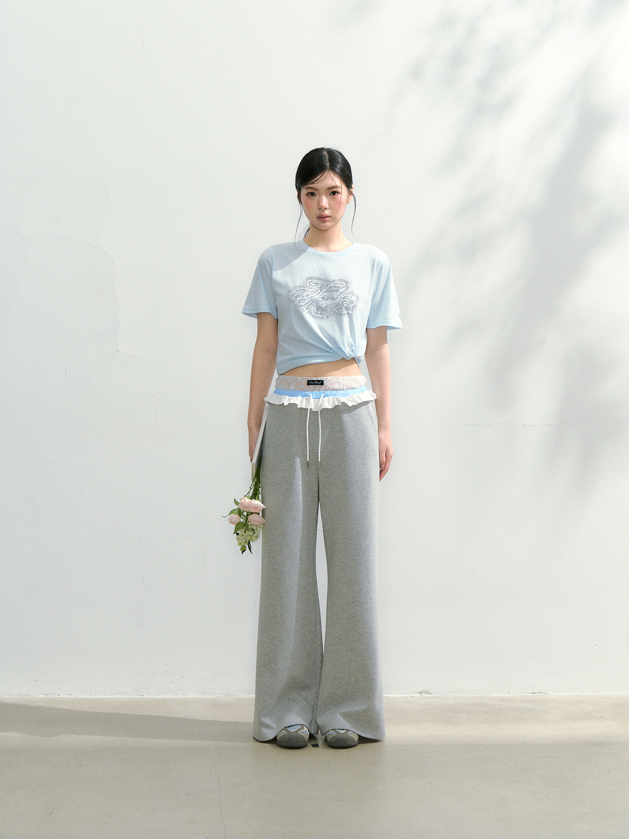 Double-waist lace pants | ファッション通販サイト NUGU