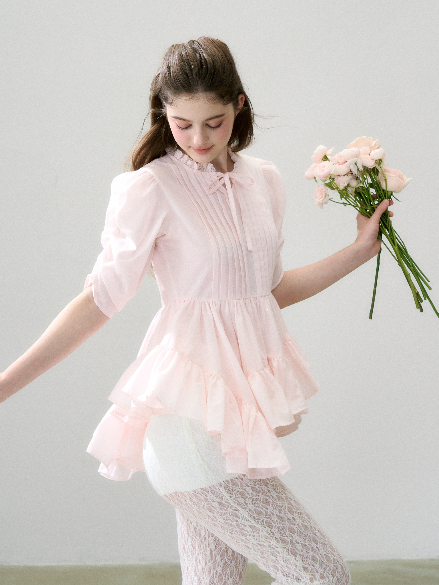 ワンピース Treat Urself Twist Flare Pintuck Blouse Twist Flare Pintuck Blouse | ファッション通販サイト NUGU