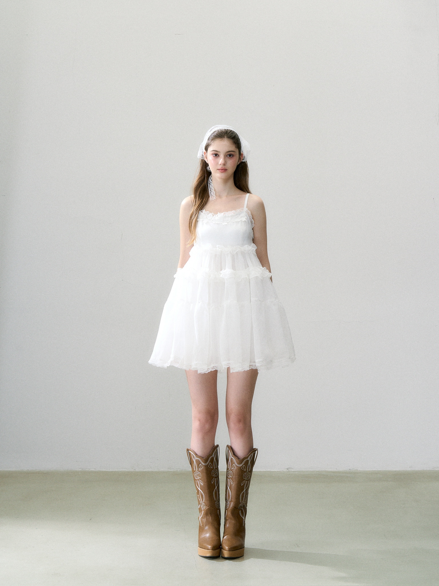 ワンピース Soft veil camisole dress Soft veil camisole dress – Treat Ürself