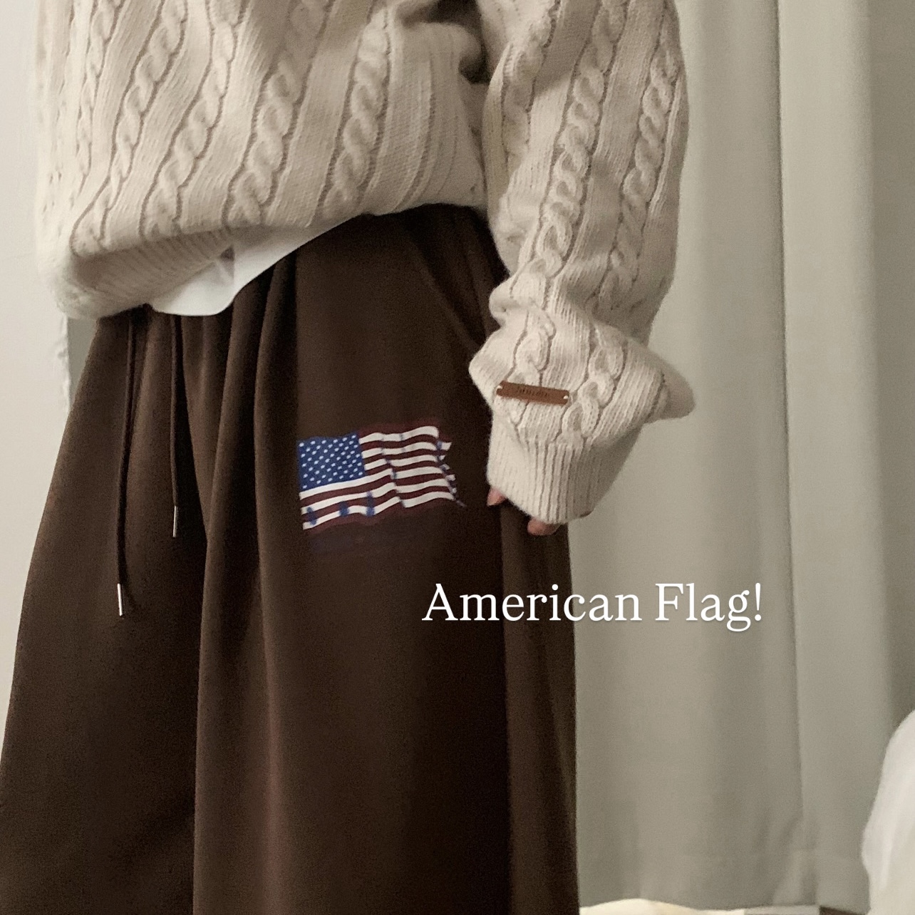 (3color)タック入りワイドトレーニングパンツ