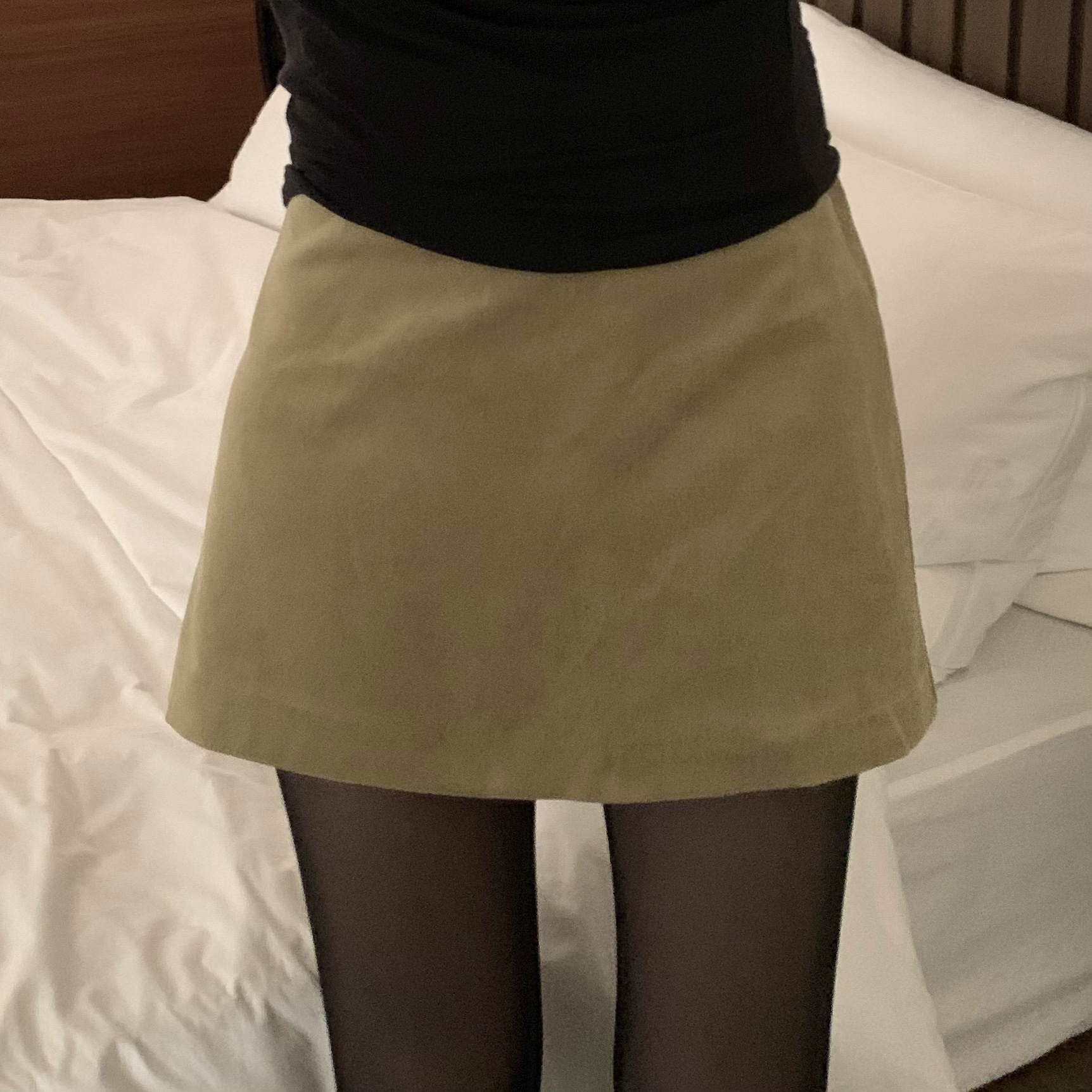 スエード ミニスカート