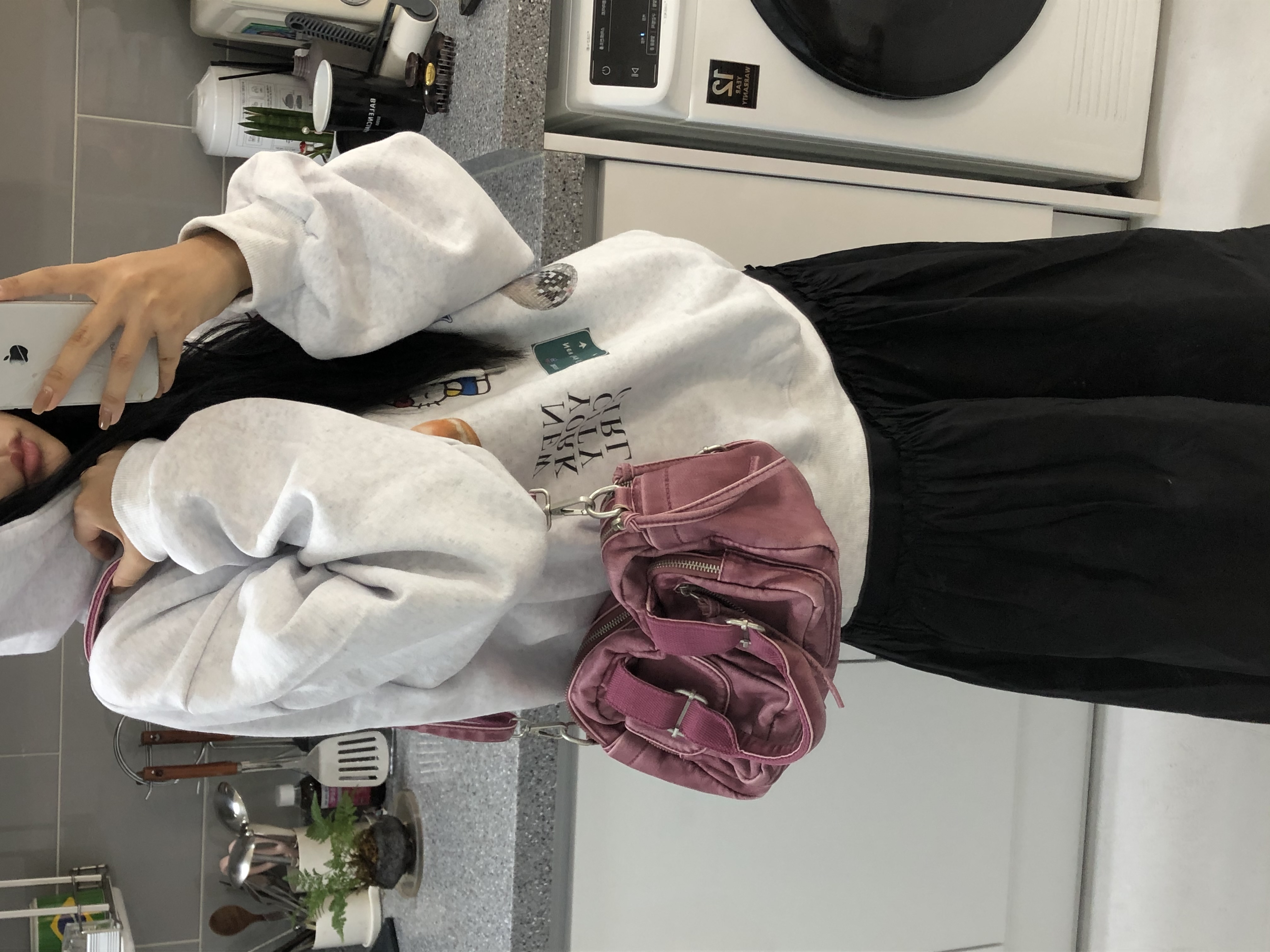 (4 color) ヴィンテージ ポケット バッグ