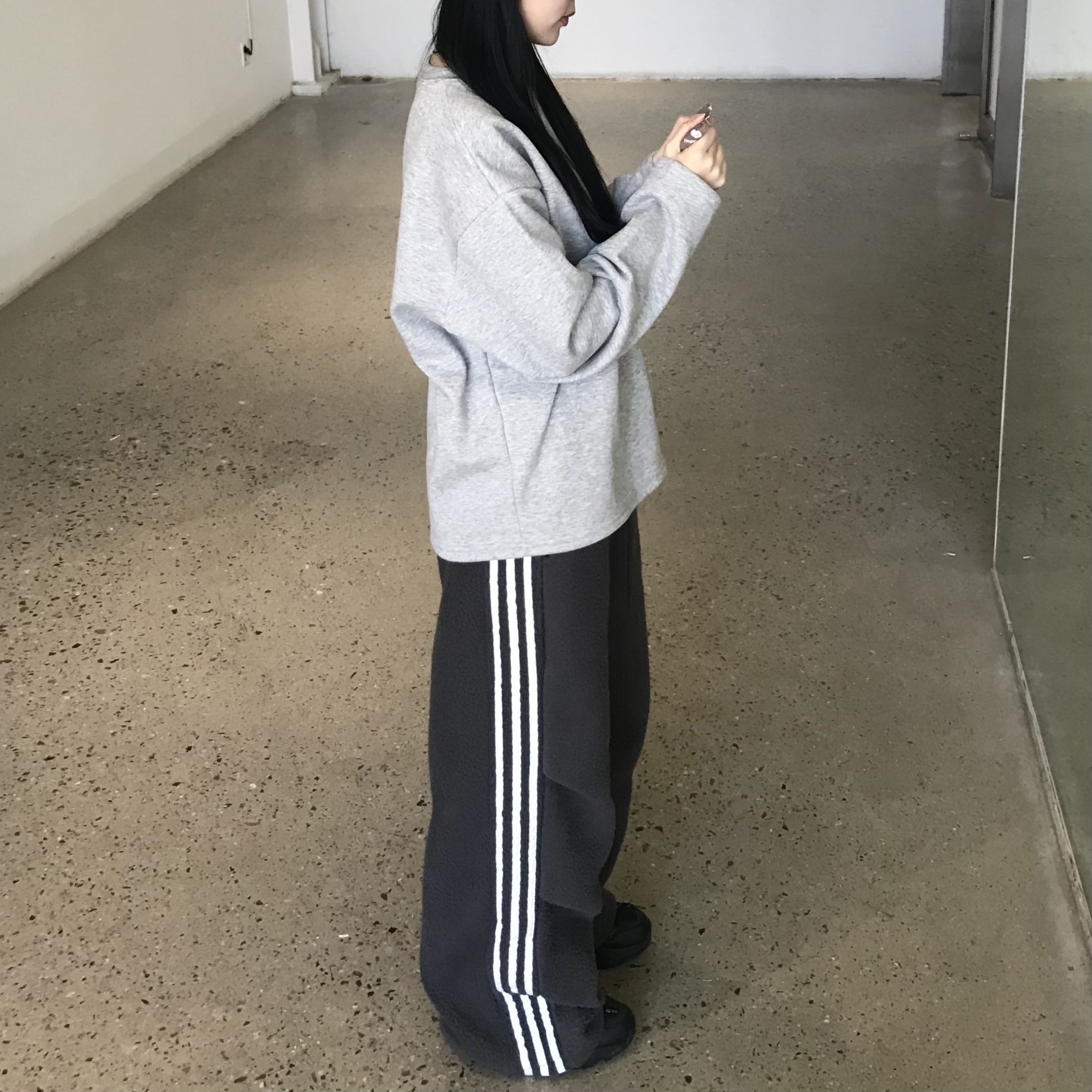 (2color)ボアトラックパンツ