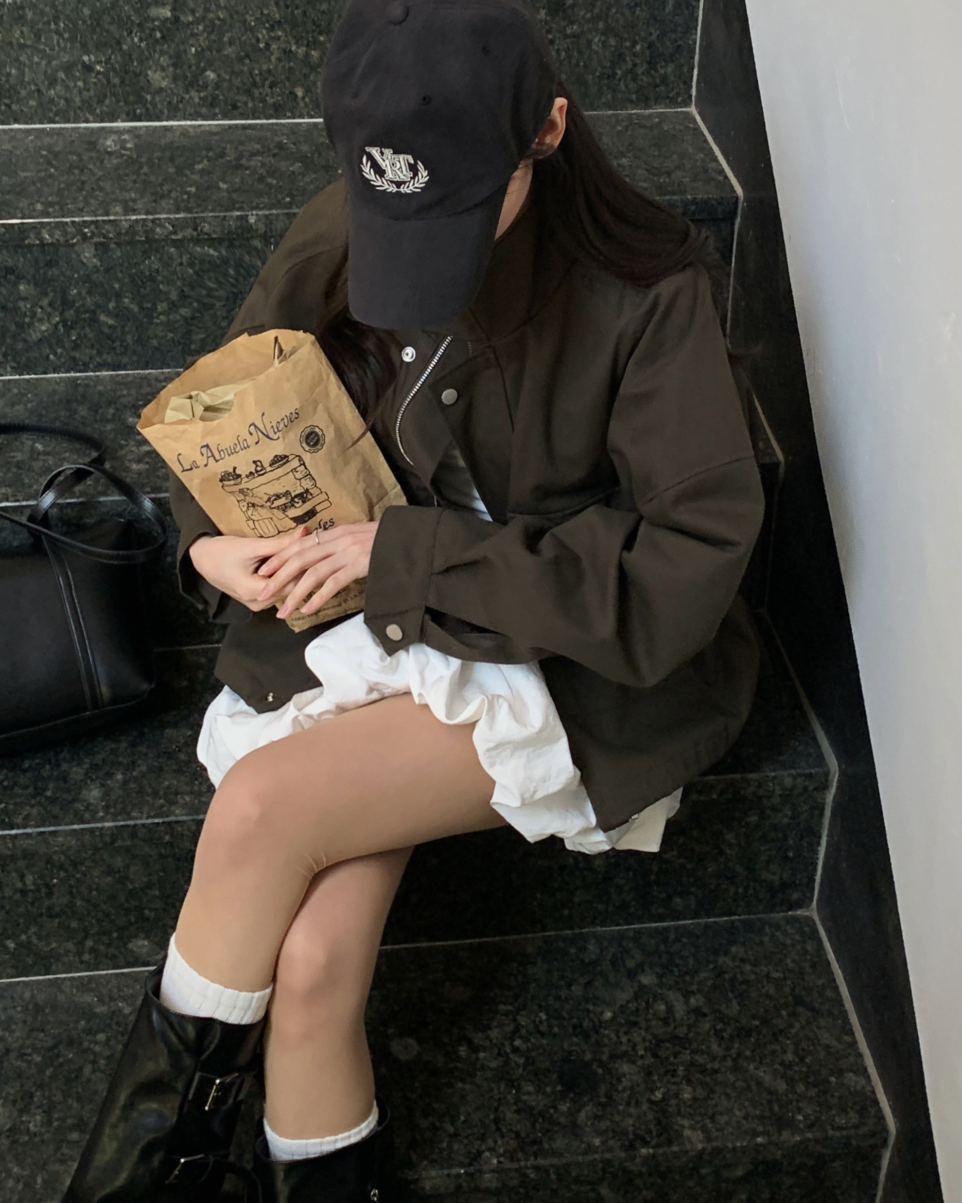 (3color)ハイネックミリタリージャケット