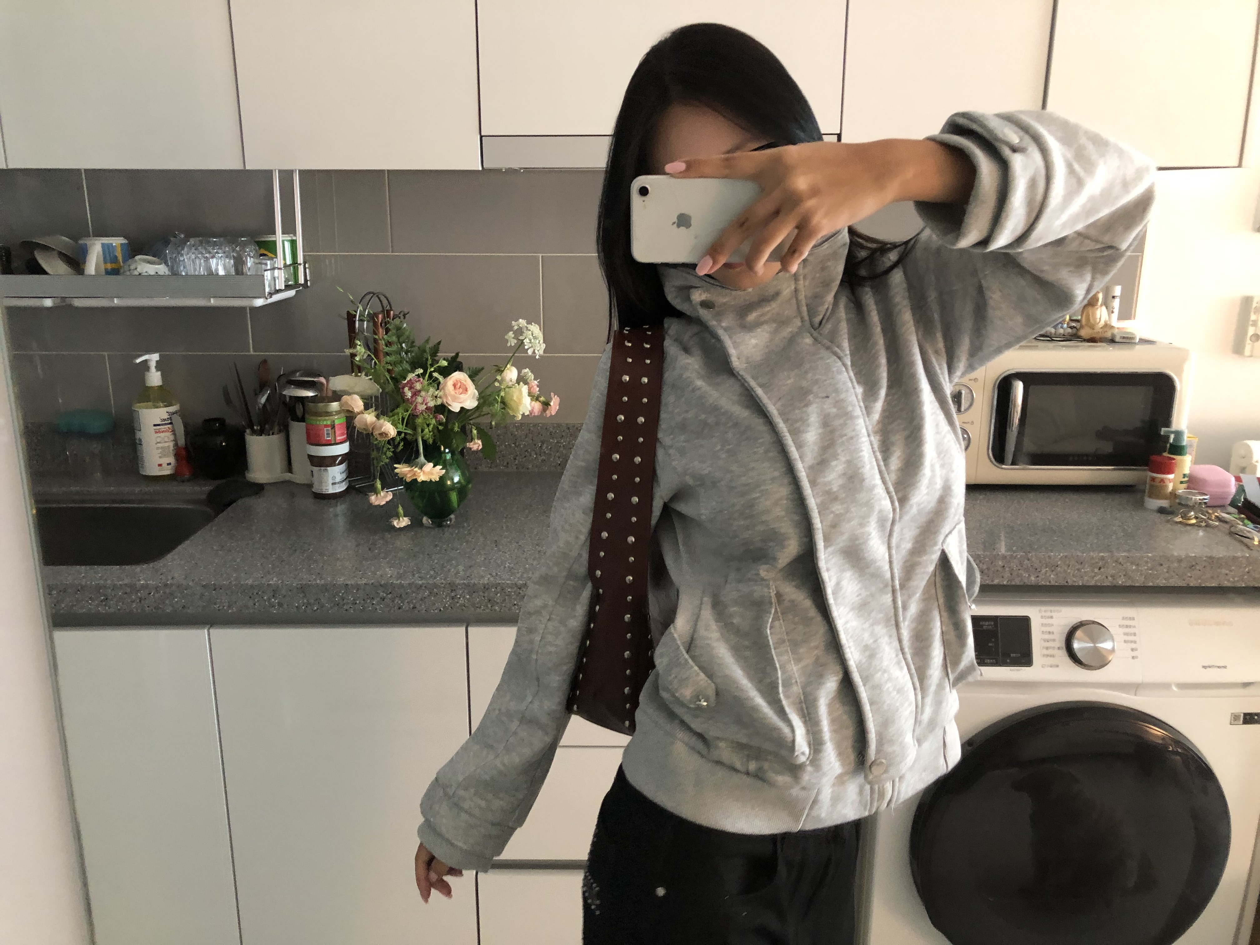 ハイネックジャケット(gray)