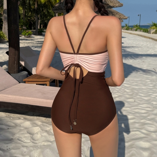 sheller 水着　モノキニ アウトレット ドットチュールモノキニ水着 モノキニ シースルー