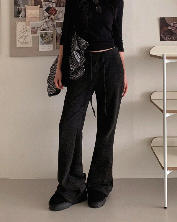 (選べる着丈) ブーツカット スウェットパンツ