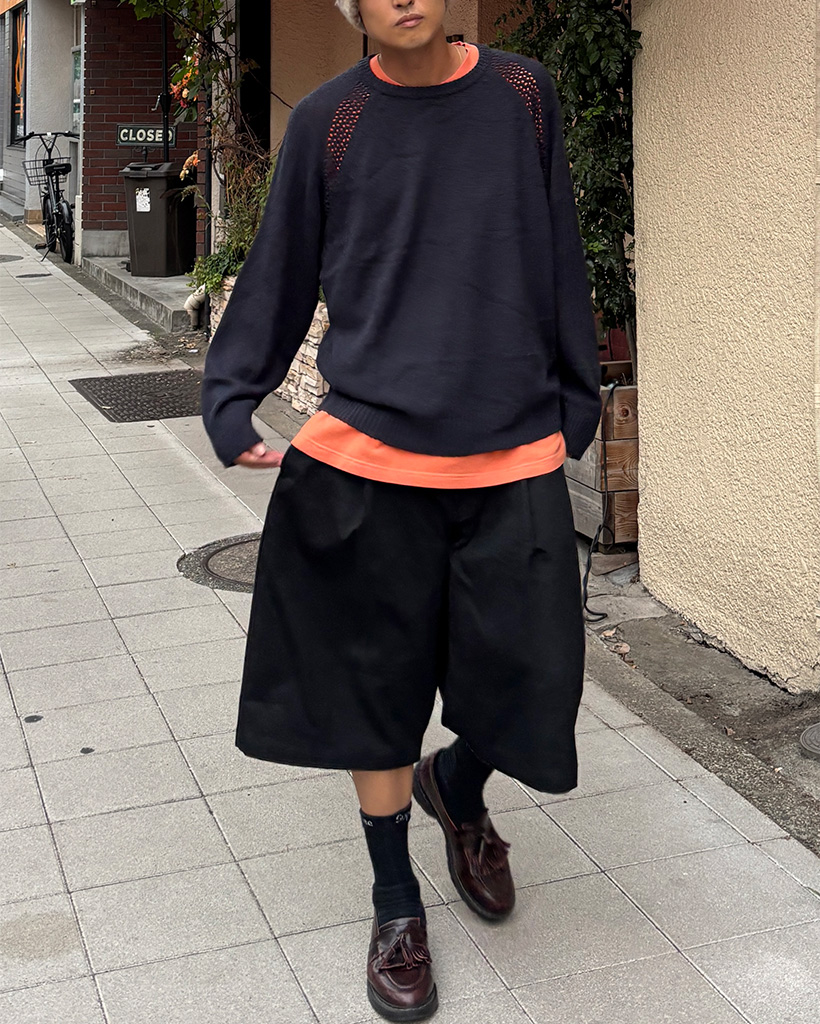 jentlouisニット 黒、紫 jentlouisニット 黒、紫