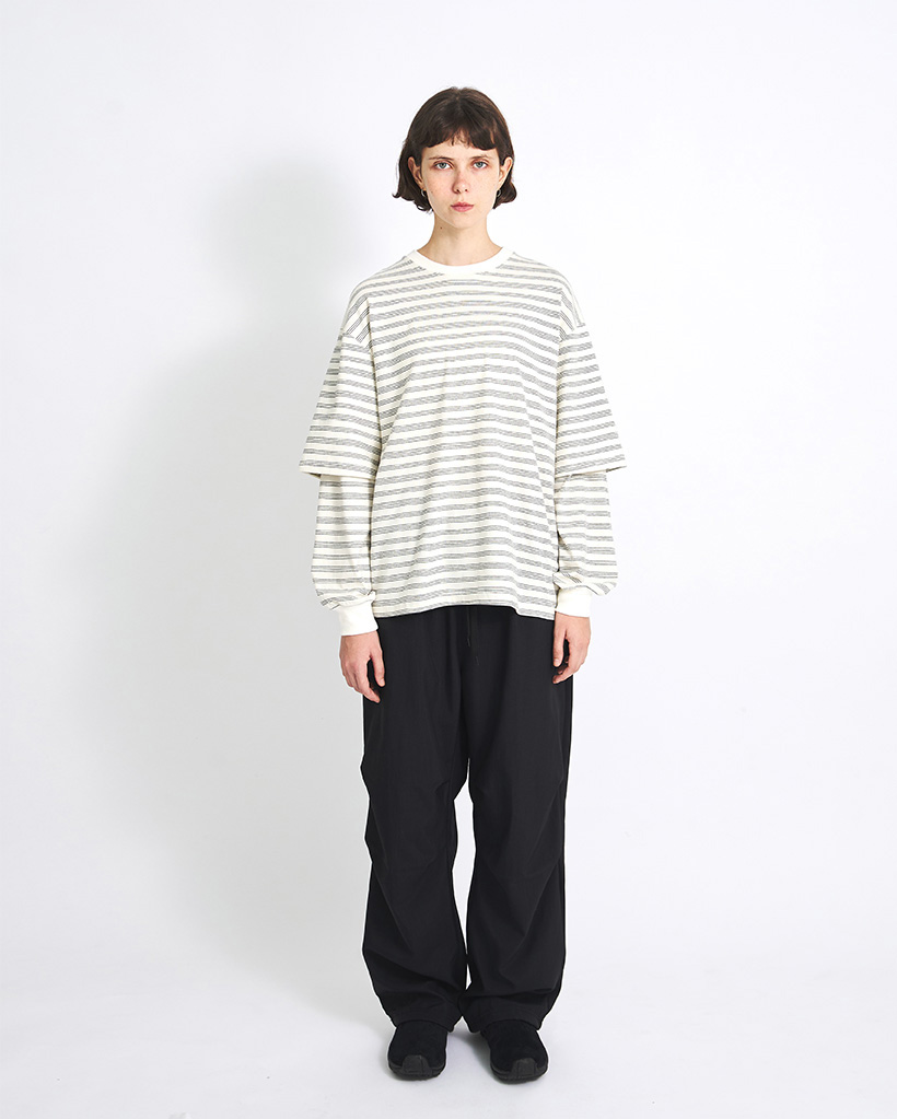 山田 rice nine ten レイヤードニット ボーダー ロンt rice nine ten レイヤードニット ボーダー ロンt 【公式通販】