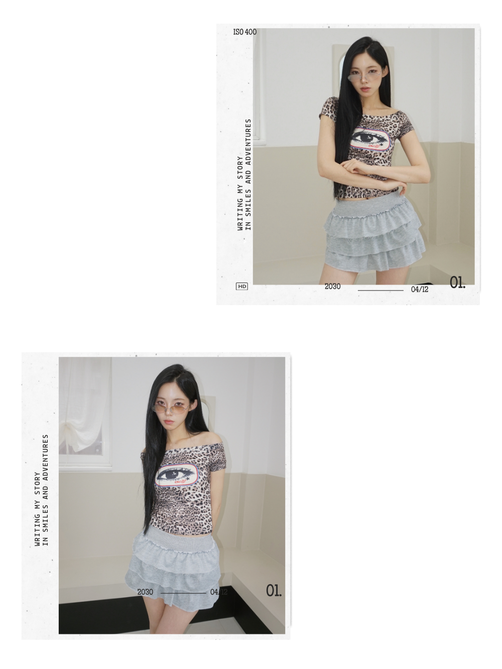 andwang グレー フリル ミニスカート ファッション通販 ファッション andwang グレー フリル ミニスカート