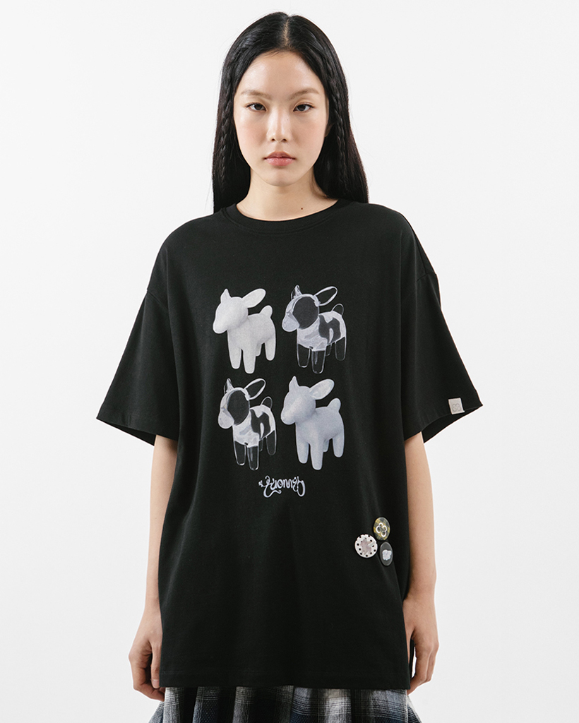 ITZ OFFICIAL LOGO T SHIRT - BLACK | ファッション通販サイト NUGU
