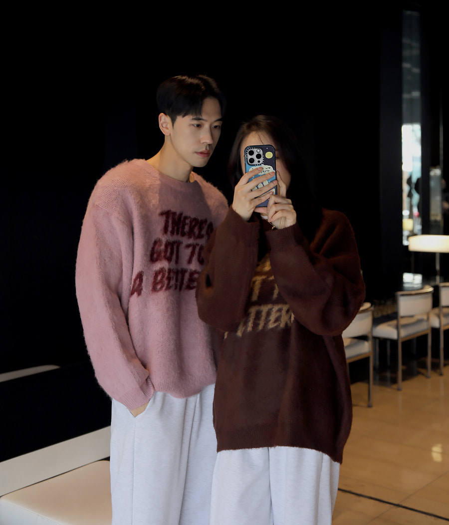 レタリングニット