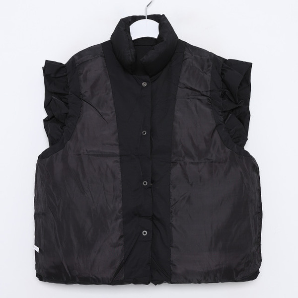 TO BE CHIC スエードタッチフリルダウンベスト42 公式】TO BE CHIC