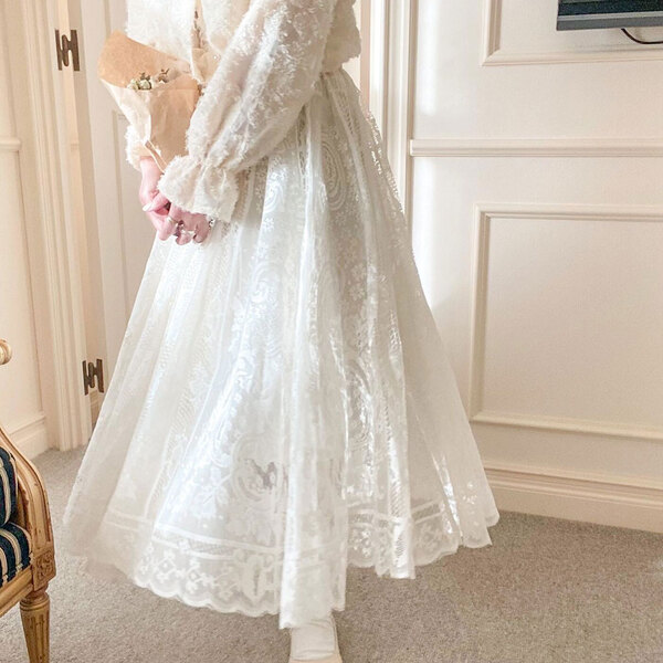 即納】アンティークレーススカート | ファッション通販サイト NUGU