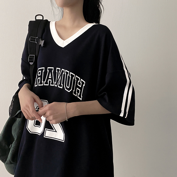 Vネック半袖Tシャツ(3color) | ファッション通販サイト NUGU