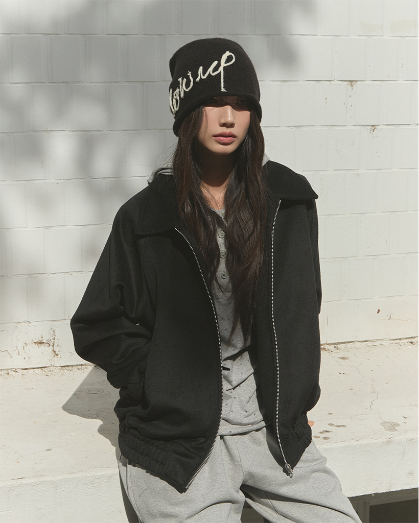 Mohair Glow Up Beanie [Black]