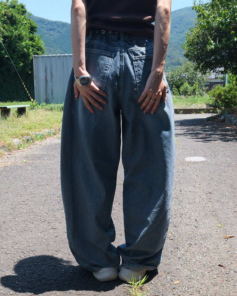 needles ストライプデザイン サルエルパンツ デニム needles ストライプデザイン サルエルパンツ デニム 楽天市場