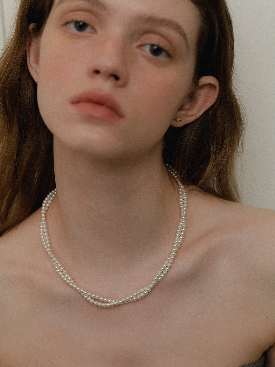 [leeENoir] Black Ribbon Pearl Necklace真珠の首飾り Black Ribbon Pearl Necklace | ファッション通販サイト NUGU