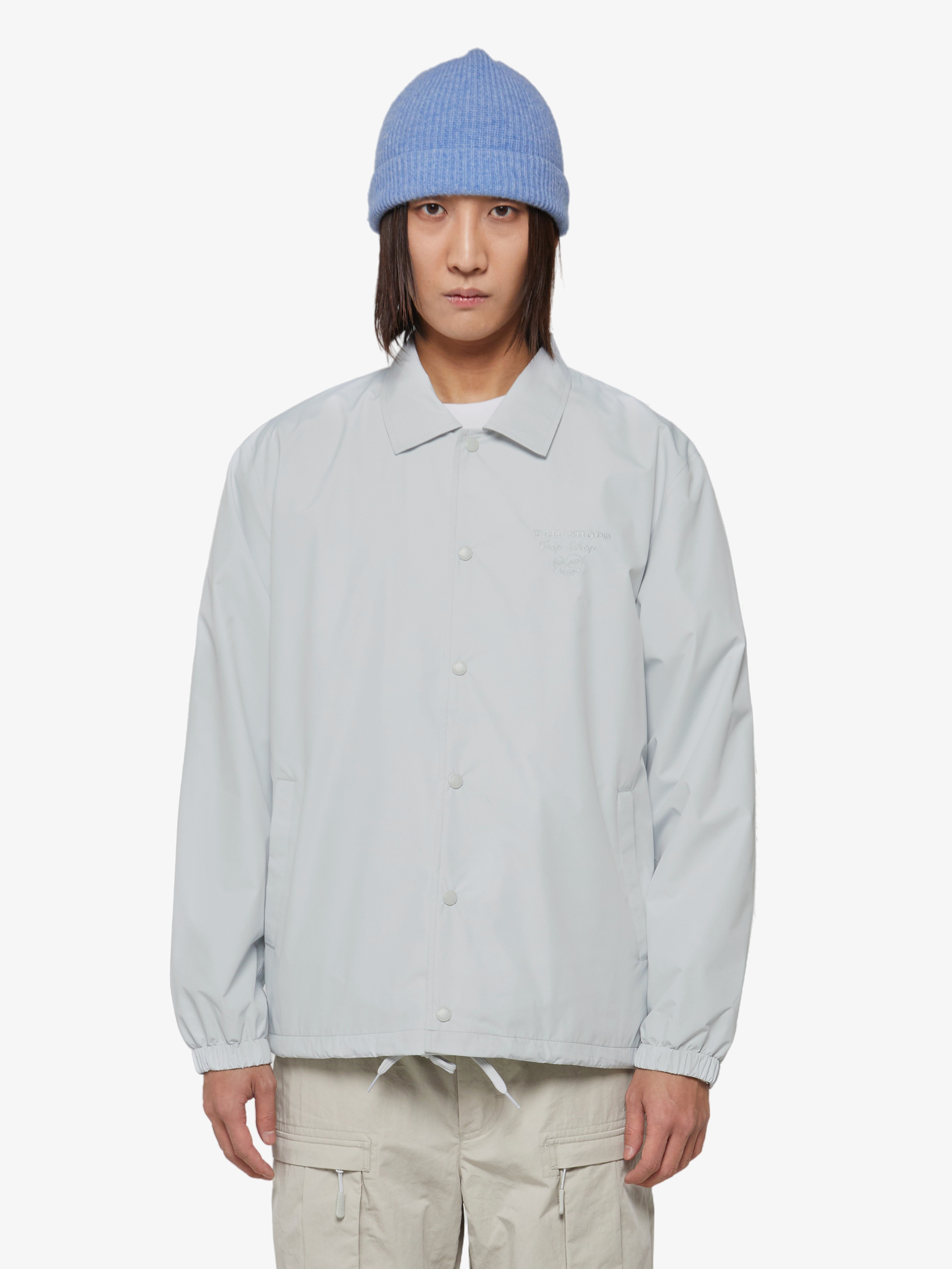 三角ロゴコーチジャケット