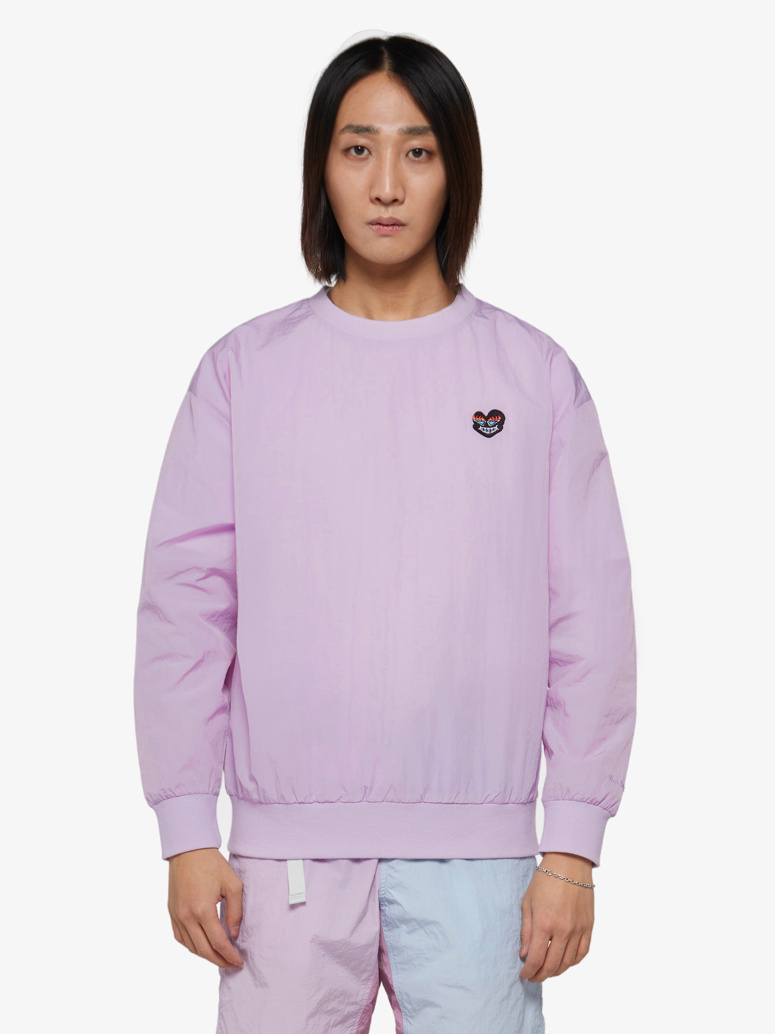 モックボ織スウェットシャツ