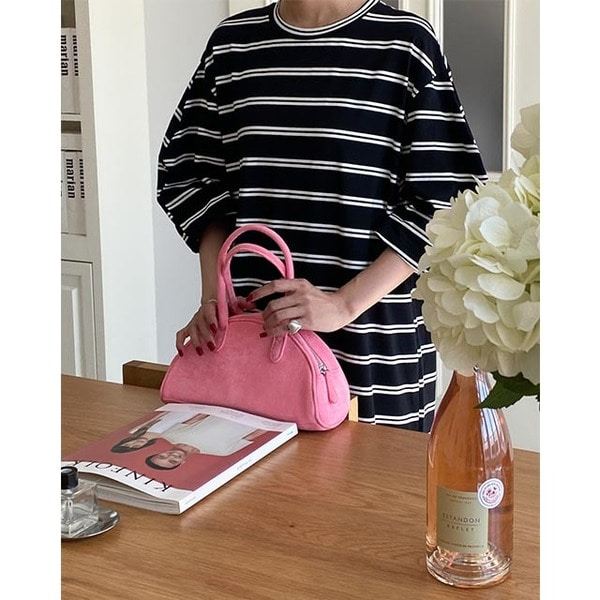 naptime ハーフムーンBAG ハンドバッグ ナップタイム ピンク色