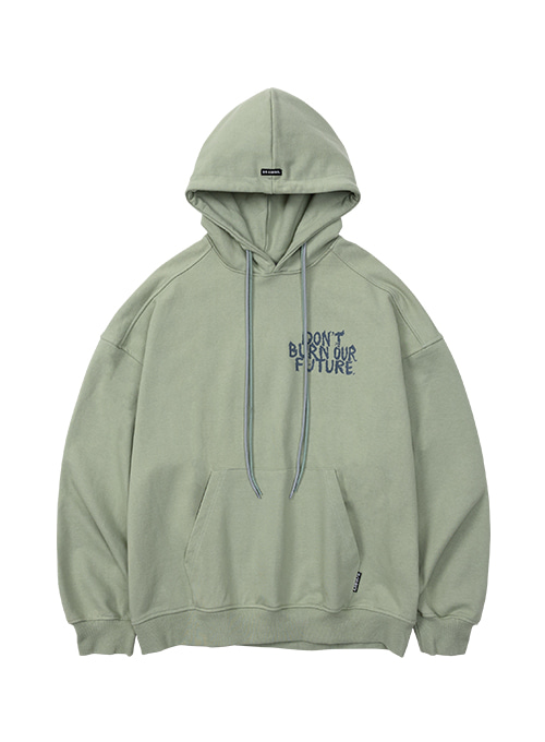 Oversized (19) Slogan Hoodie [MINT]