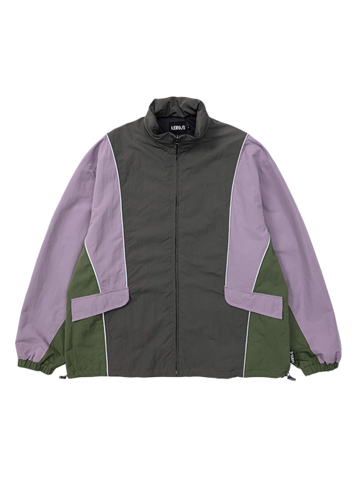 Multi Color Nylon Windbreaker [PINK]