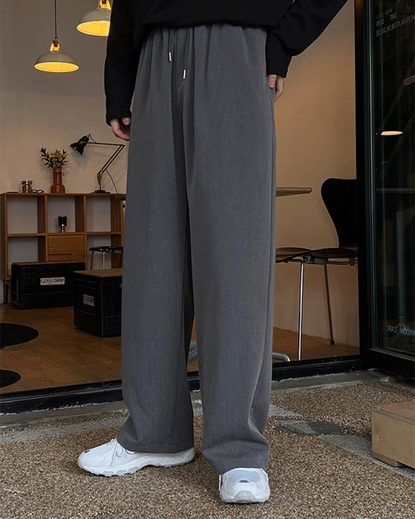 手洗い可能〉麻混 タック ワイド パンツ （その他パンツ