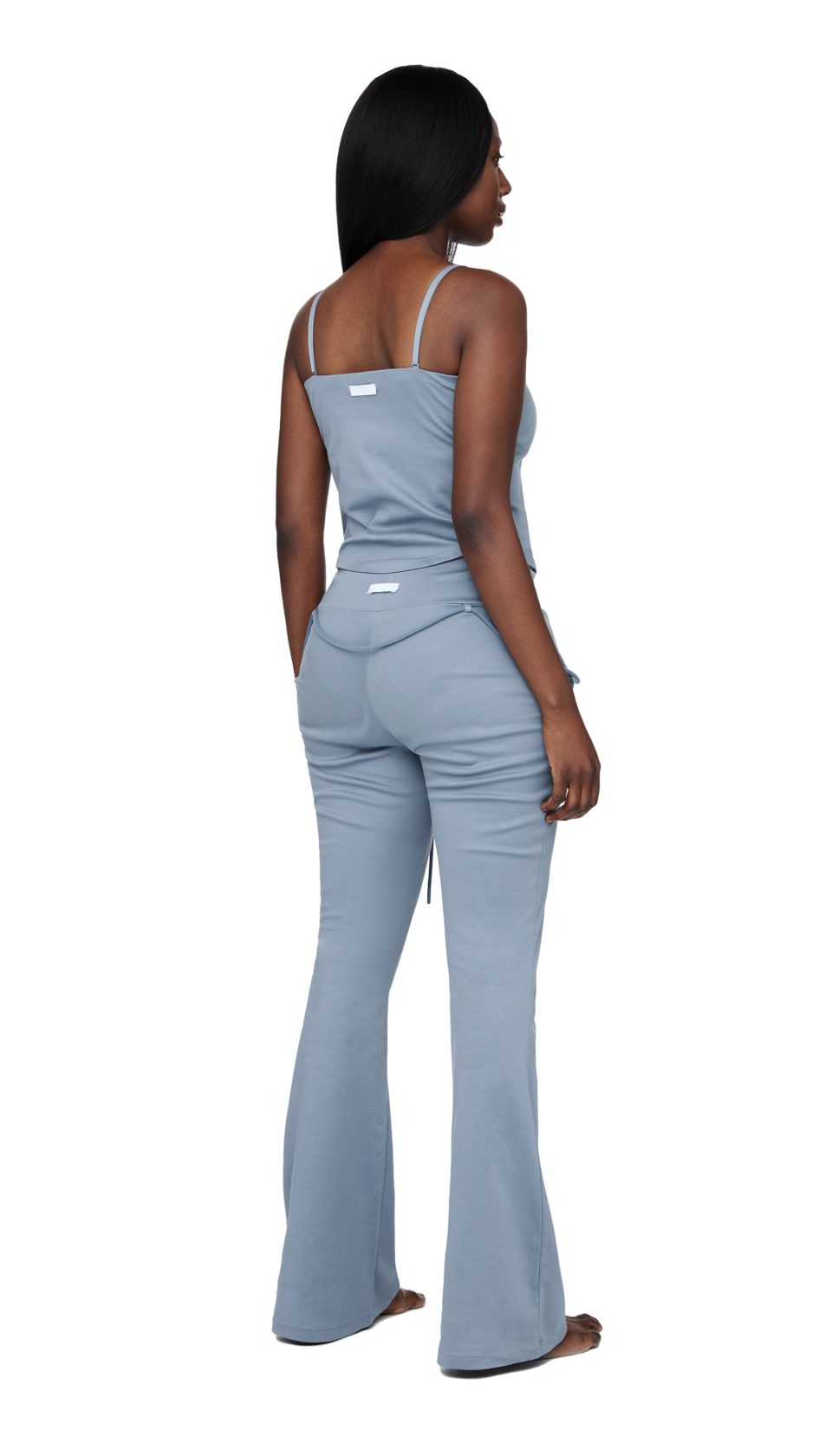 i:e Fluid Bootcut Pant 01 / Stone Blue | ファッション通販