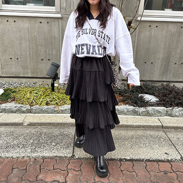 シャーリングカンカンスカート | ファッション通販サイト NUGU